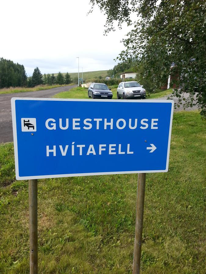 Guesthouse Hvitafell Laugar  Buitenkant foto
